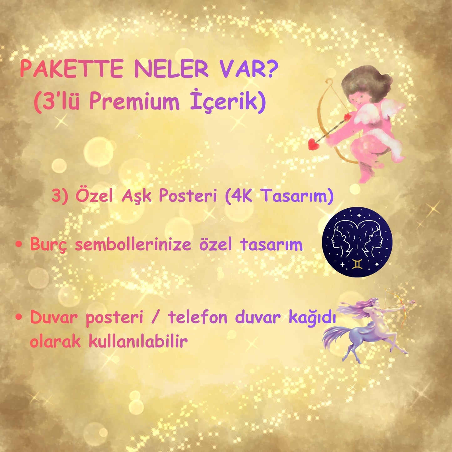 💘 Aşk Haritası Paketi – Kişiye Özel İkili Astroloji Uyumu | PDF + Video + Poster