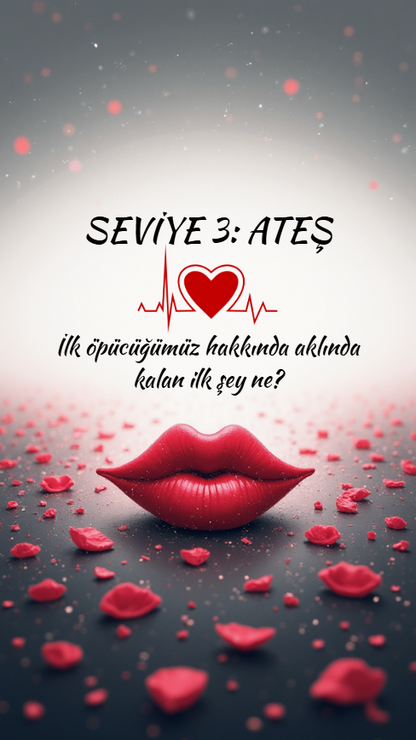 "Aşkın Kimyası" - Çiftler İçin Derin Sohbet ve İlişki Oyunu (60 Kart - Dijital İndirilebilir)